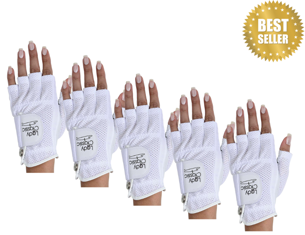 Lady Classic Mesh Half Glove 5-Pack