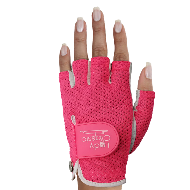 Lady Classic Mesh Half Glove