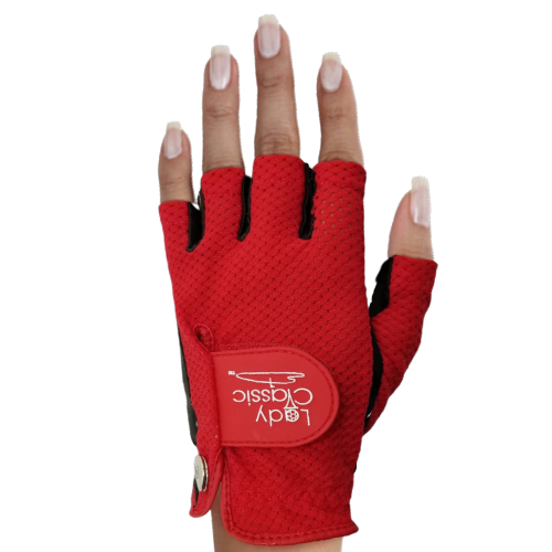 Lady Classic Mesh Half Glove