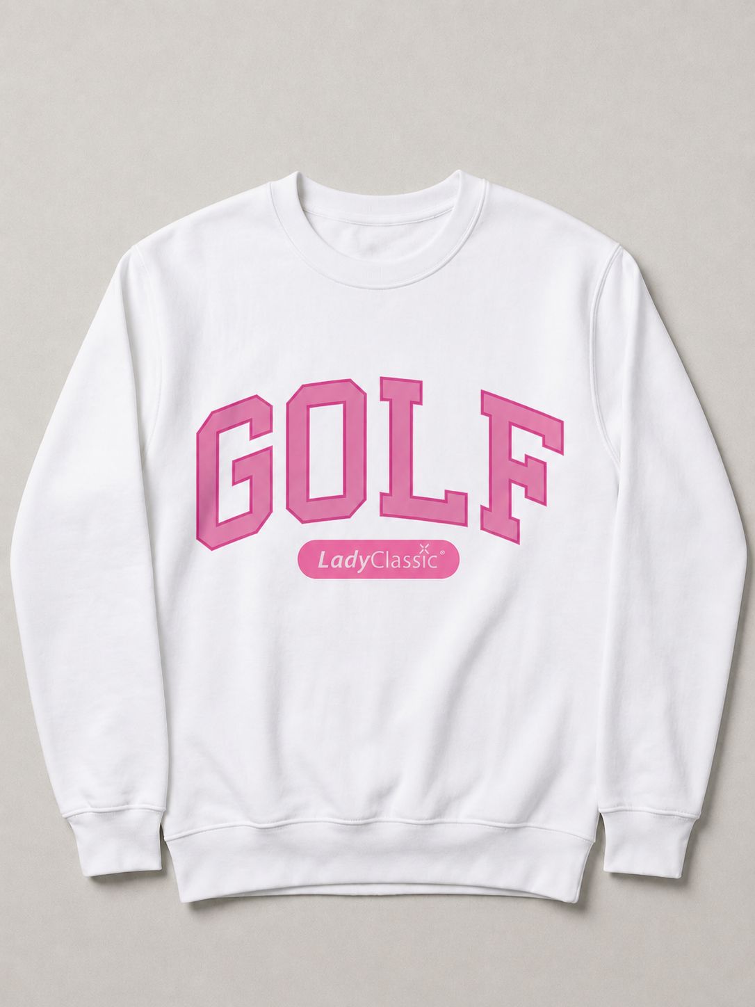 Pink Golf Sweatshirt