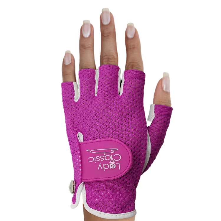 Lady Classic Mesh Half Glove