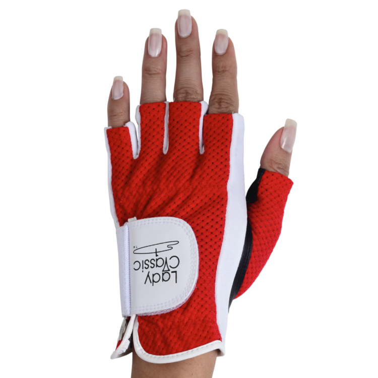 Lady Classic Mesh Half Glove